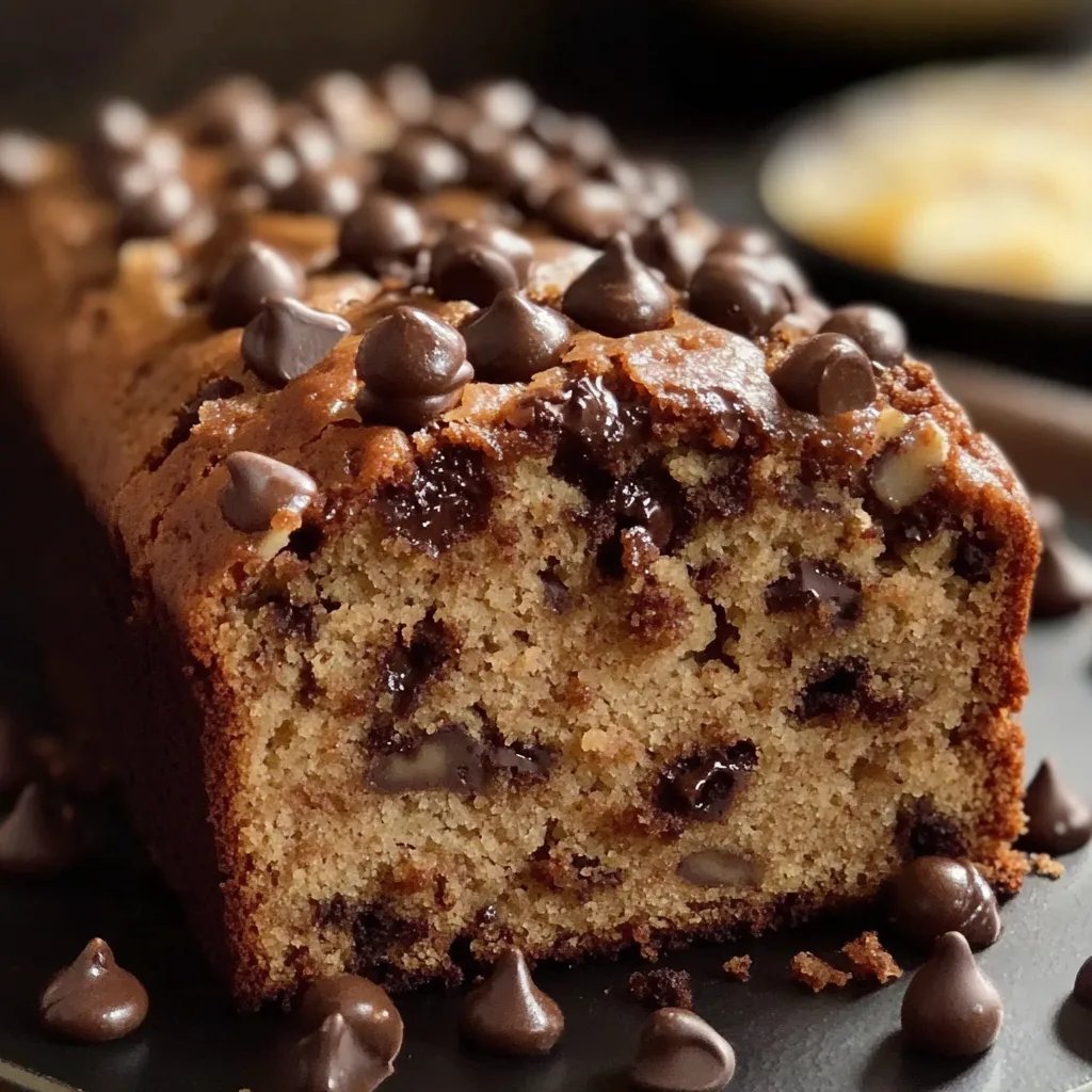 Easy Chocolate Chip Banana Bread
