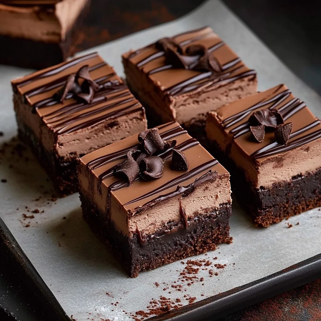 Chocolate Mousse Brownies