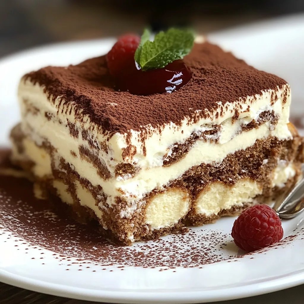 Traditional Italian Tiramisu
