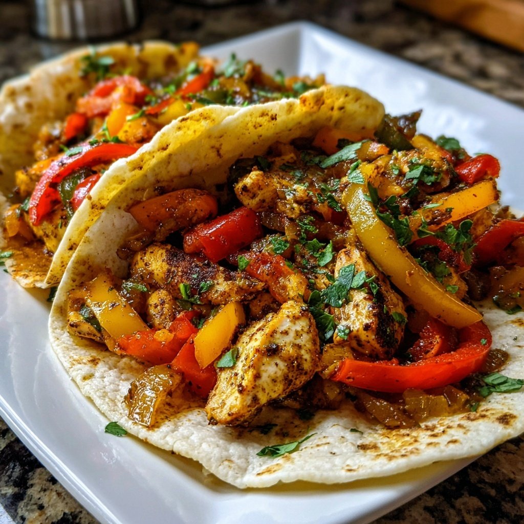 Cozy Crockpot Chicken Fajitas