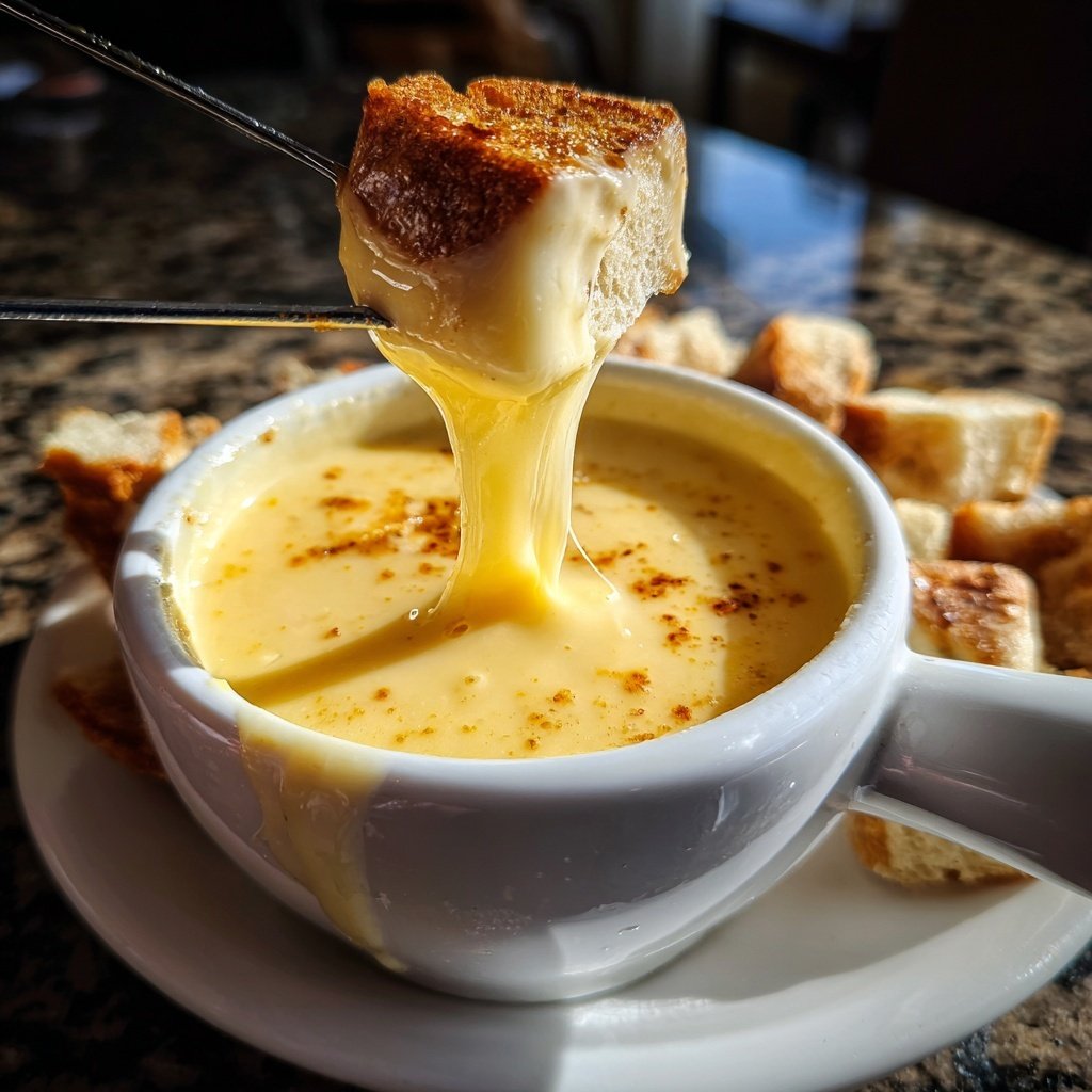 Cheese Fondue with Kirsch