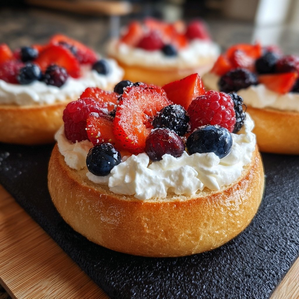 Toasted Yogurt Bagels