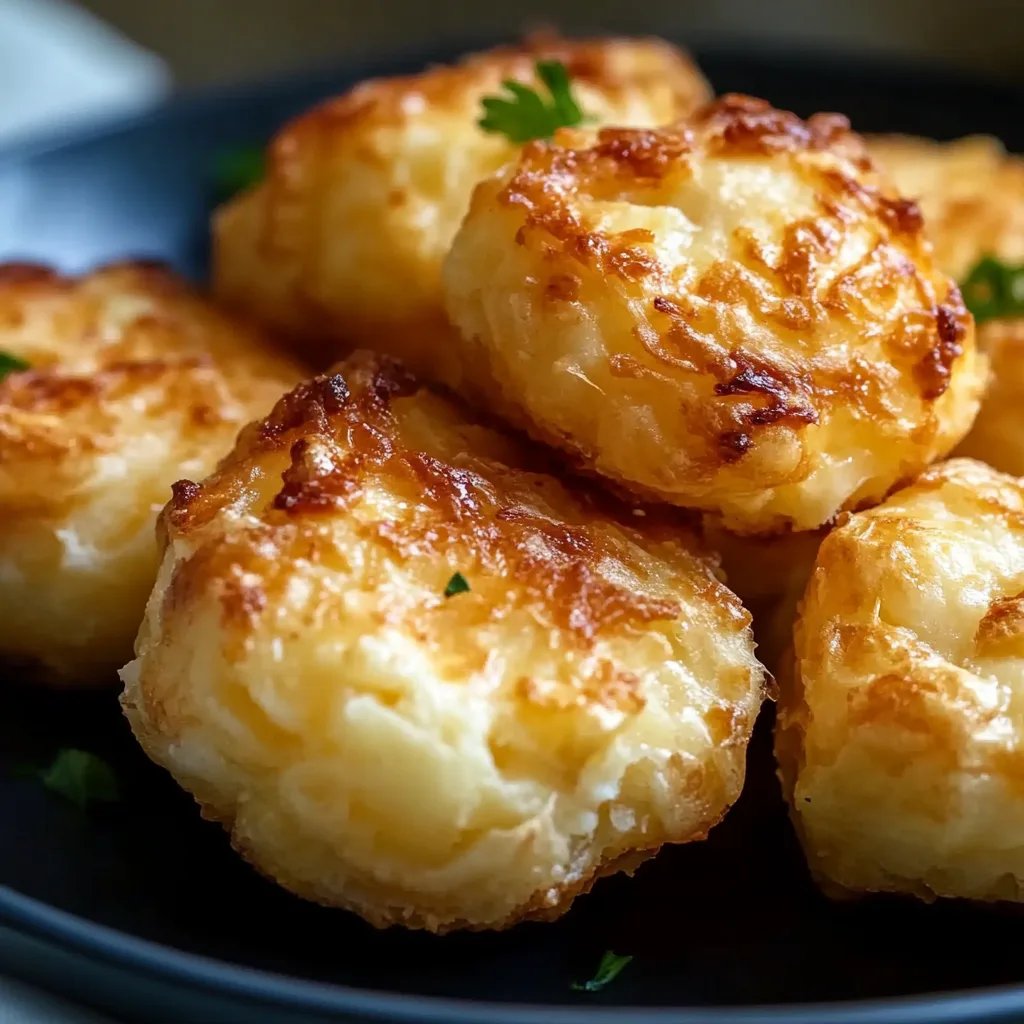 Crispy Mashed Potato Cheese Puffs