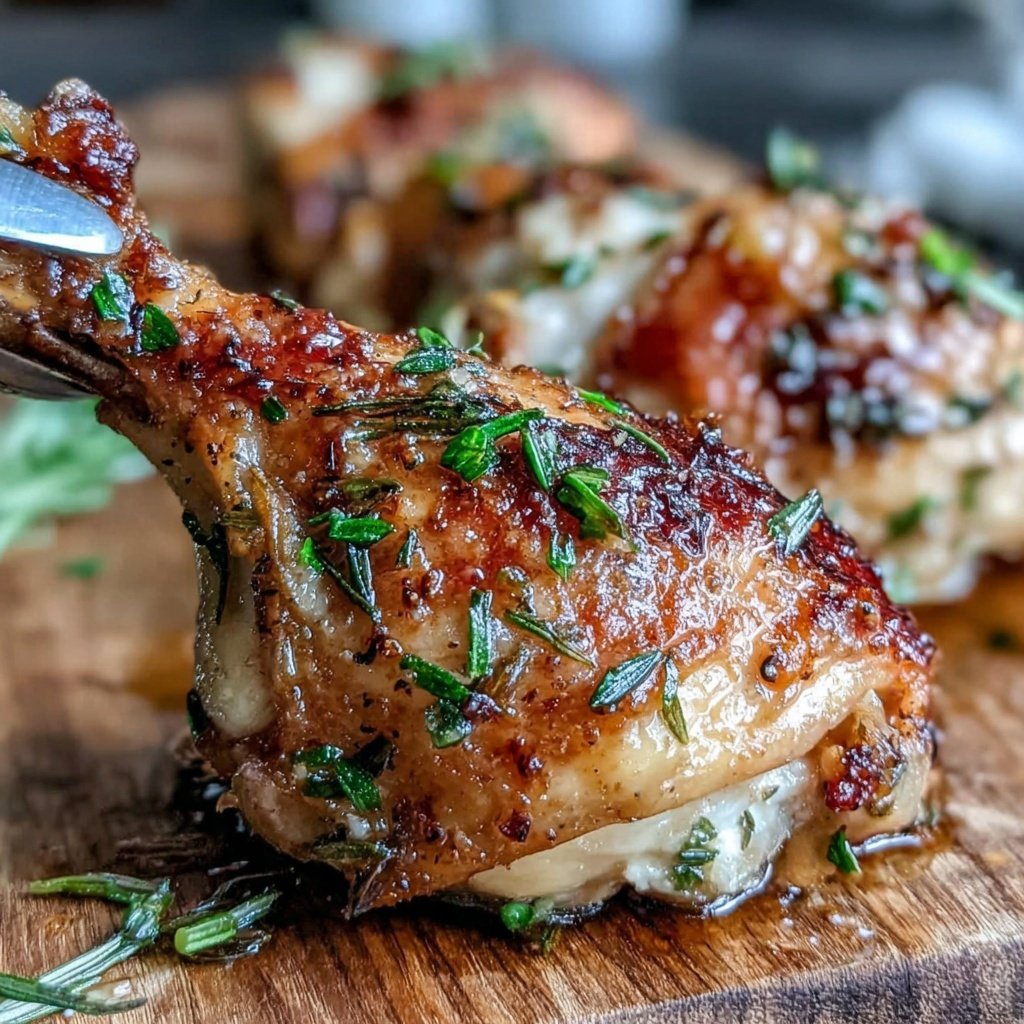 Drumstick Chicken With Lemon Herb Marinade