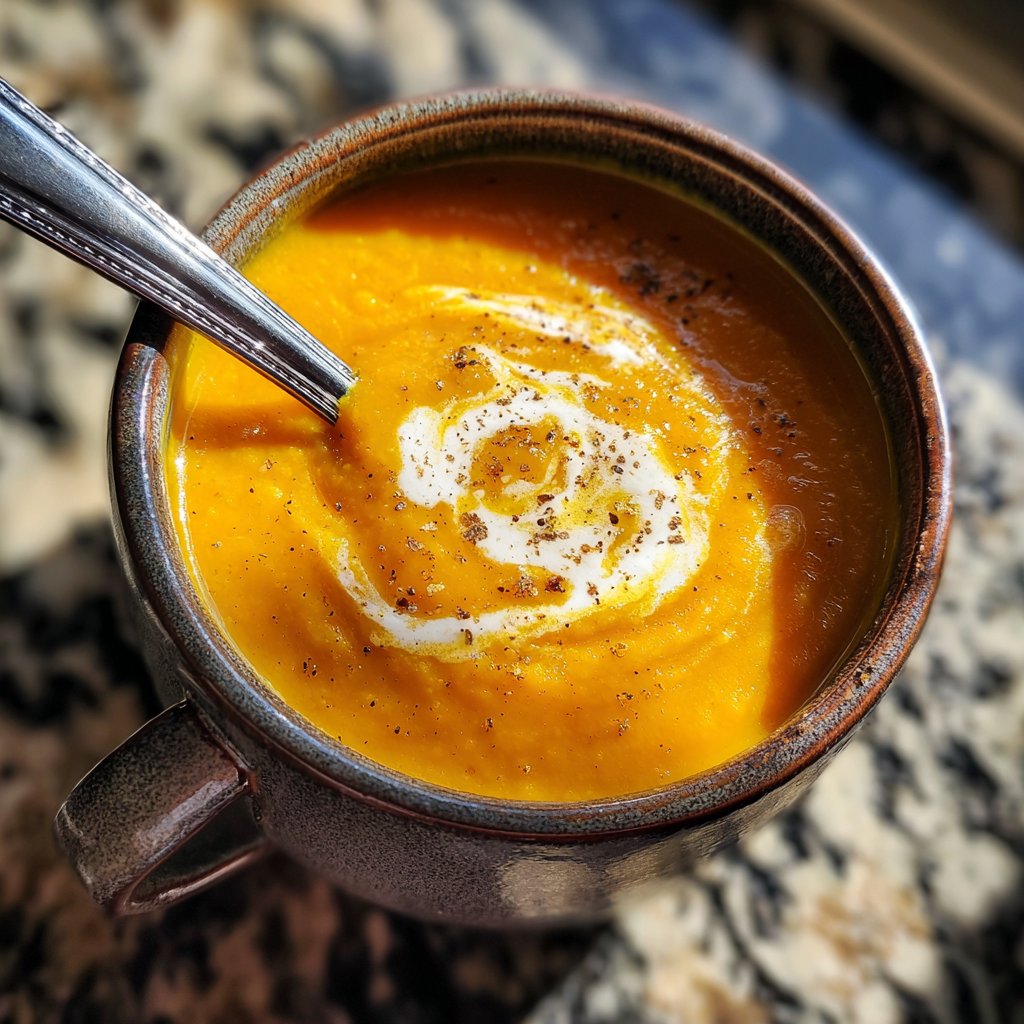 Creamy Carrot Ginger Soup