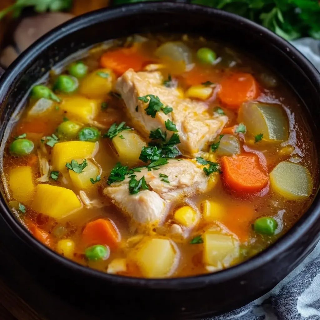 ABC Soup (Chicken & Veggie Soup)