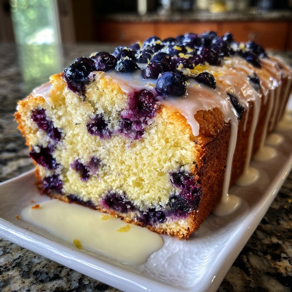 Baking & Desserts Lemon Blueberry Loaf Cake