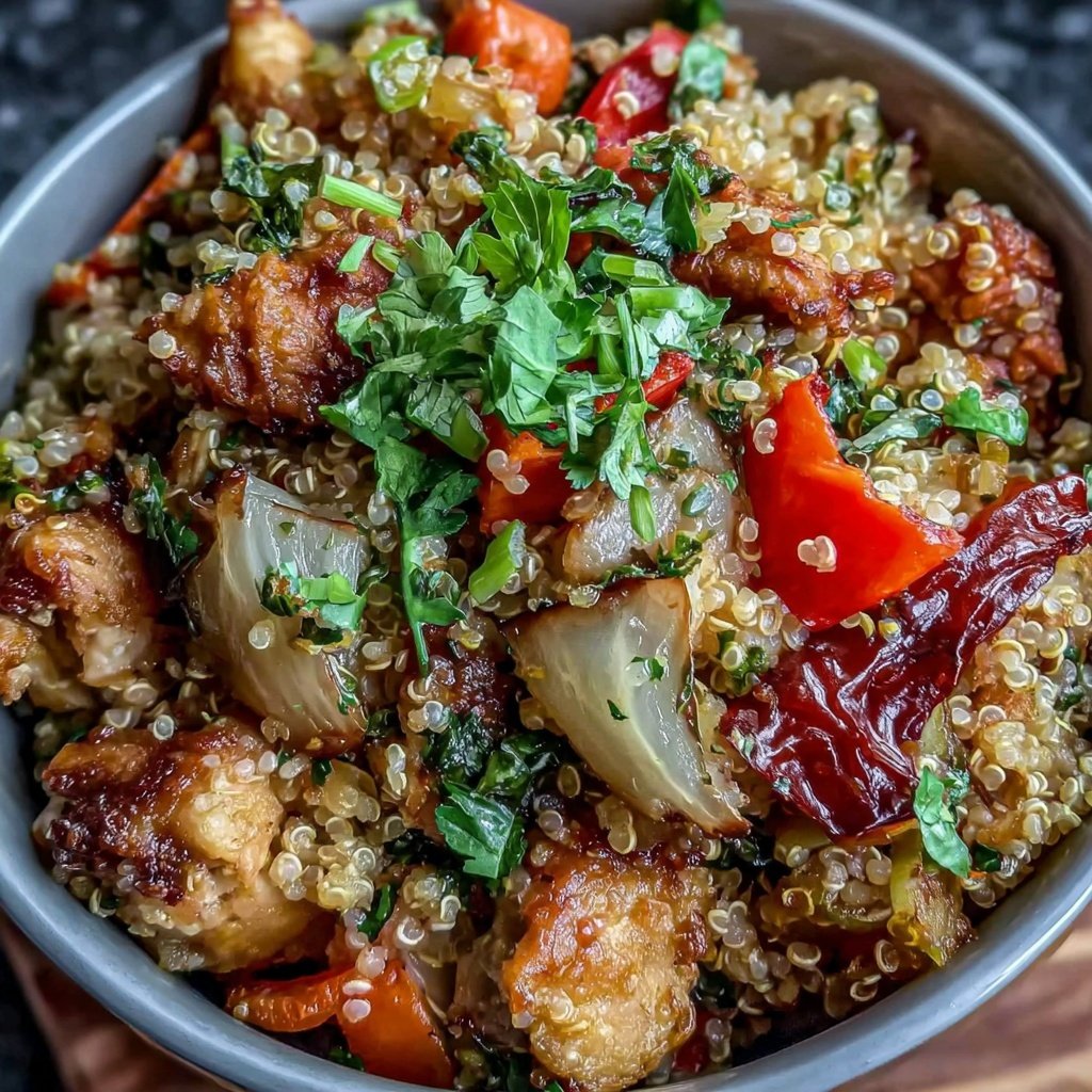Healthy Chicken And Vegetable Quinoa