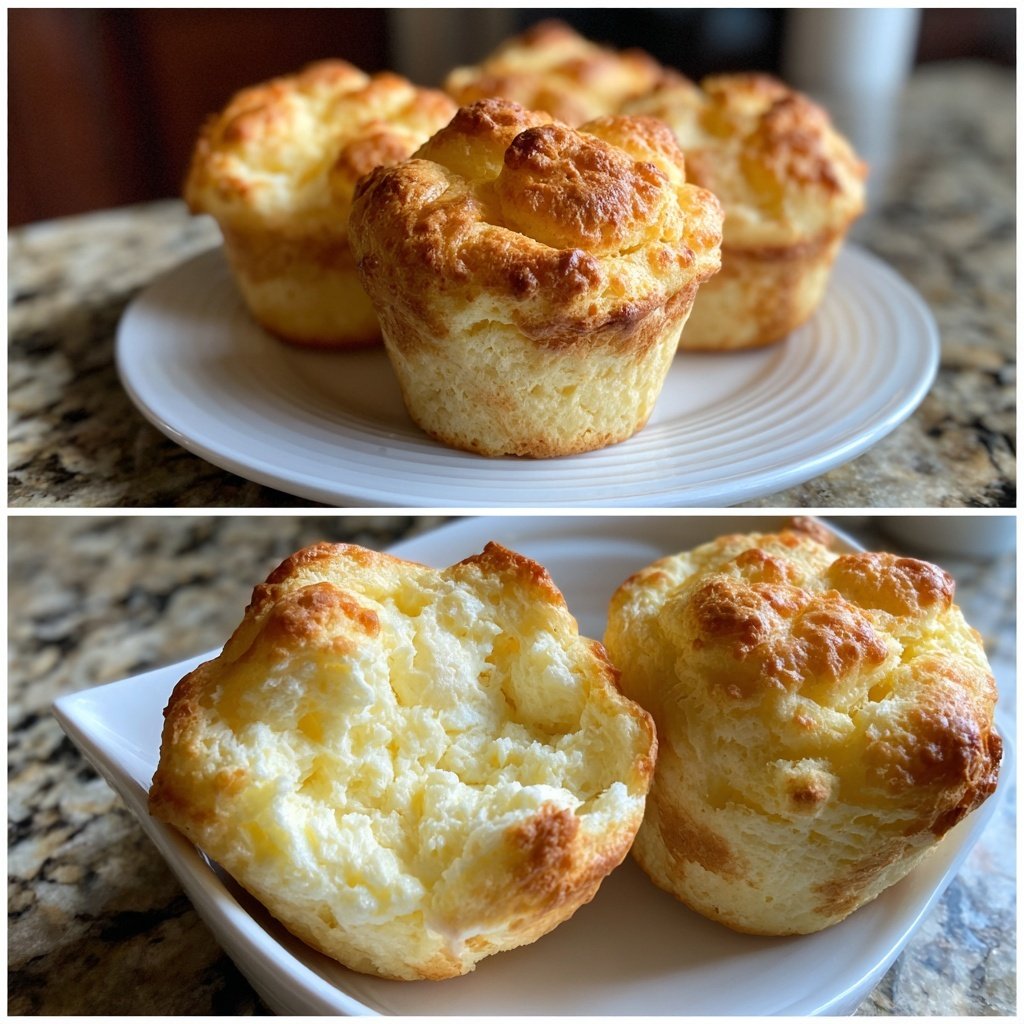 Mini Goat Cheese Soufflés