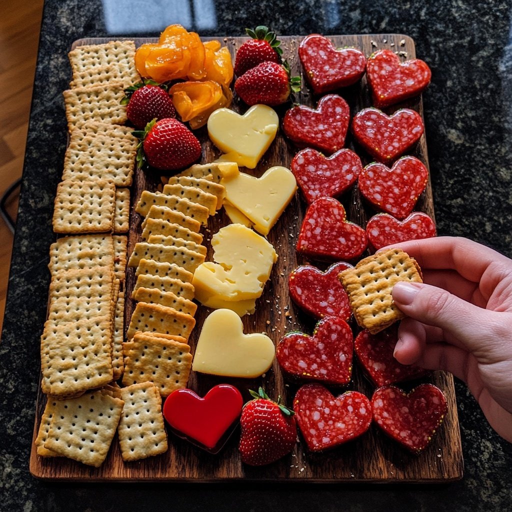 Valentines Day Charcuterie Board