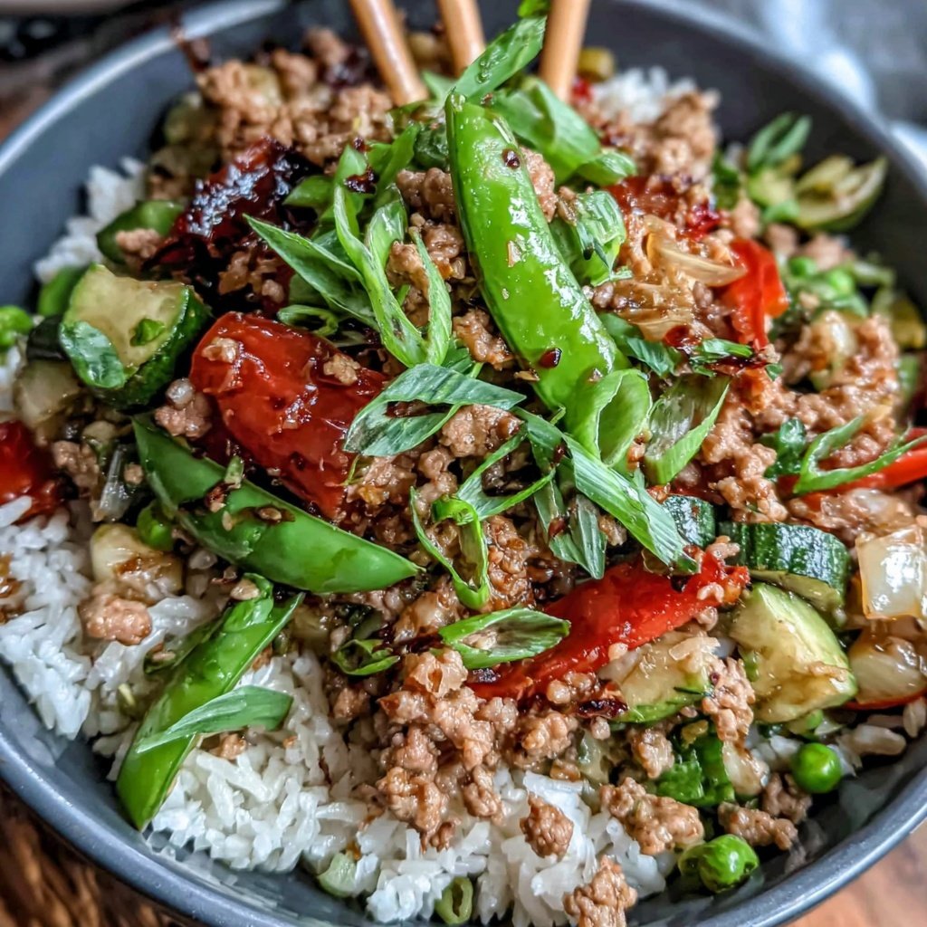 Ground Turkey And Vegetable Stir Fry