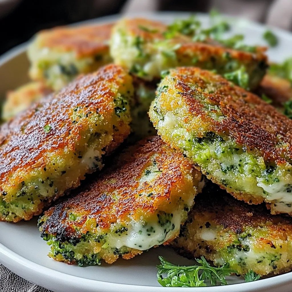 Easy Broccoli Cheese Patties Recipe