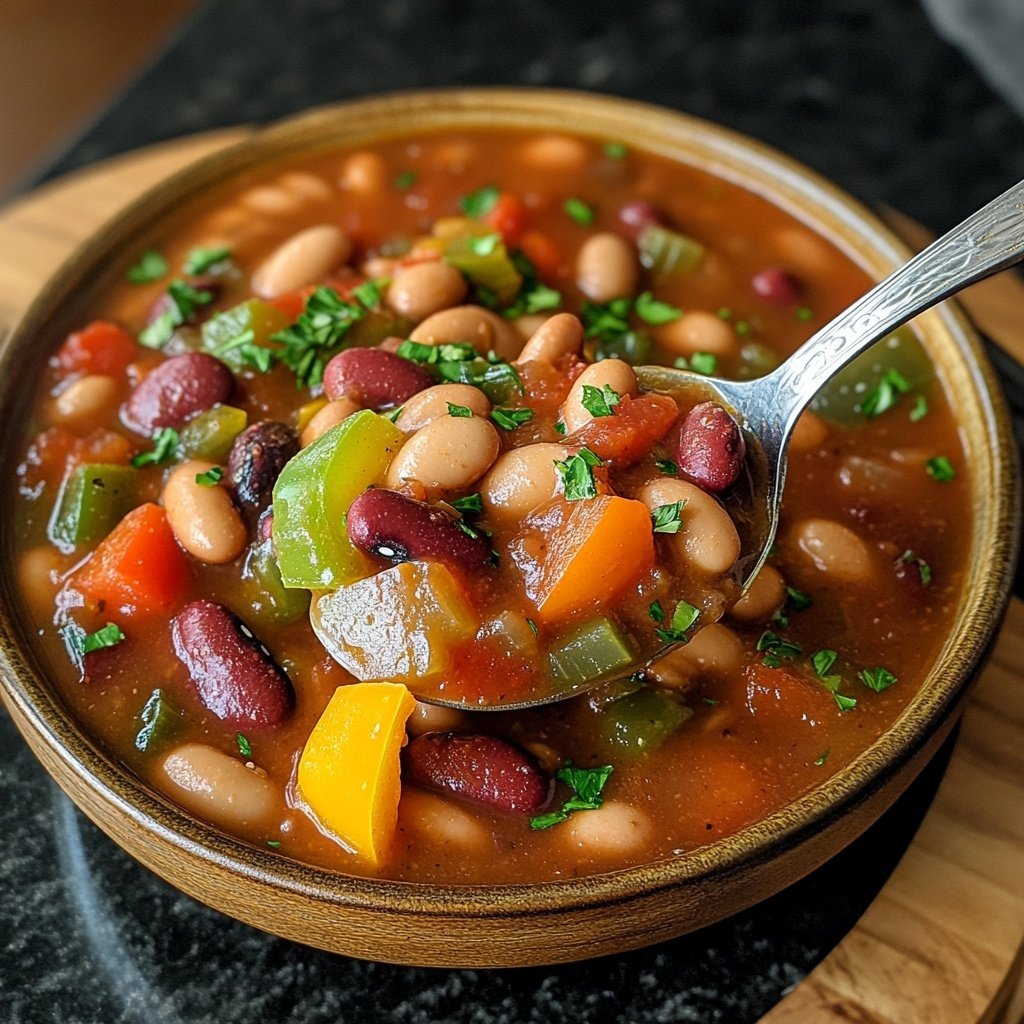 Healthy Crockpot Bean Stew