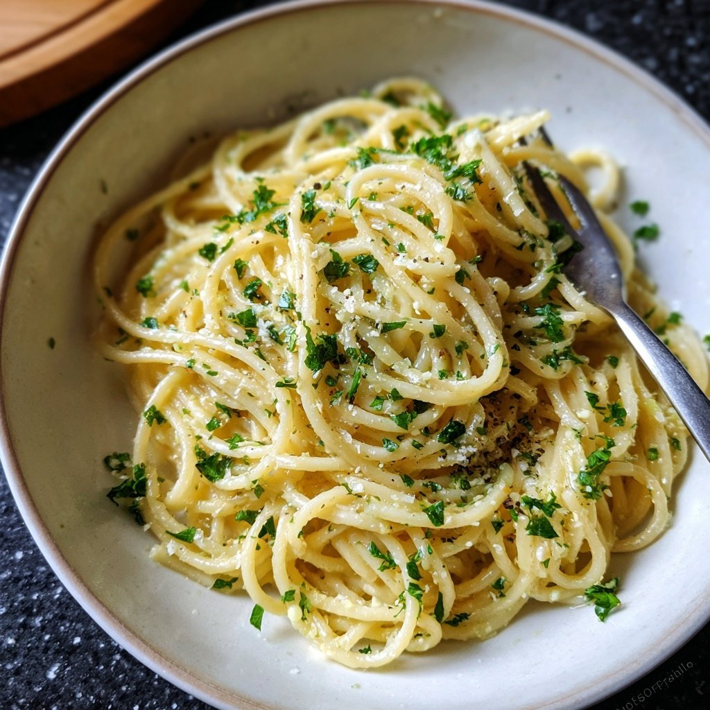 Quick & Easy 15-Minute Garlic Pasta
