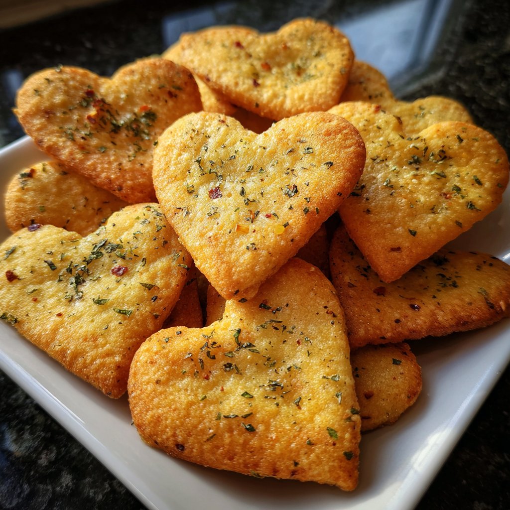 Valentines Snacks Heart Shaped Crackers