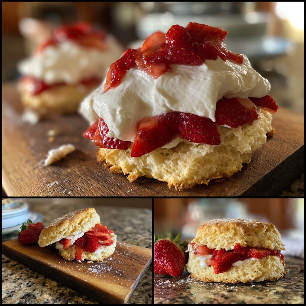 Classic Strawberry Shortcake Biscuits