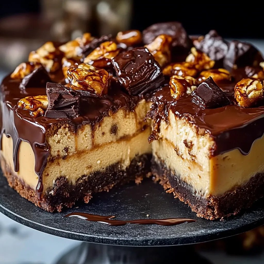 Caramel Brownie Cheesecake