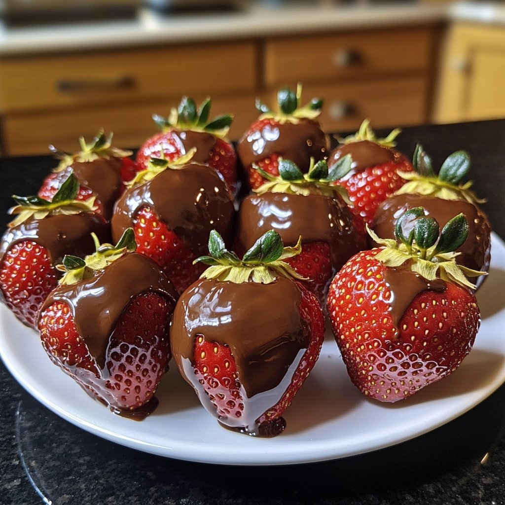 Chocolate Strawberries for Valentines