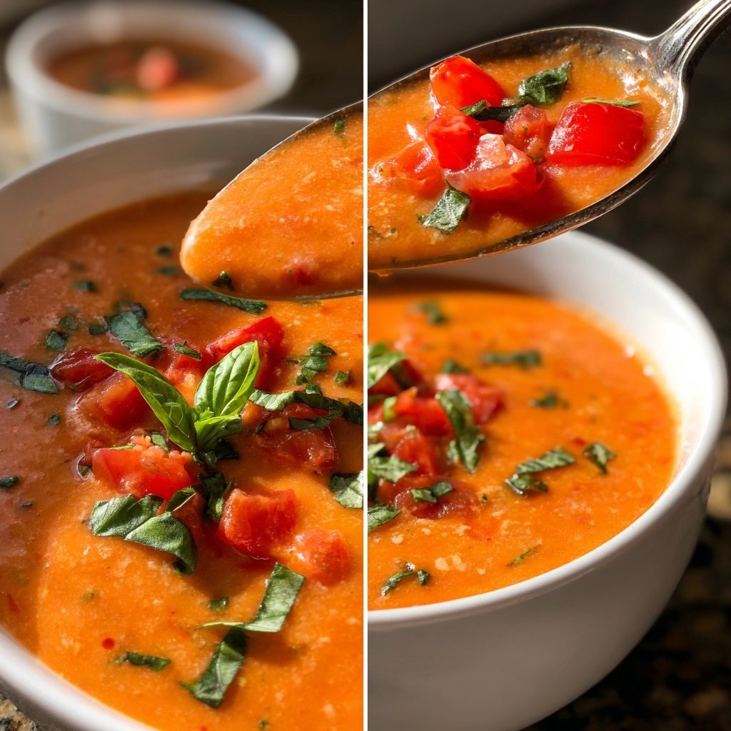 Homemade Creamy Tomato Soup Recipe