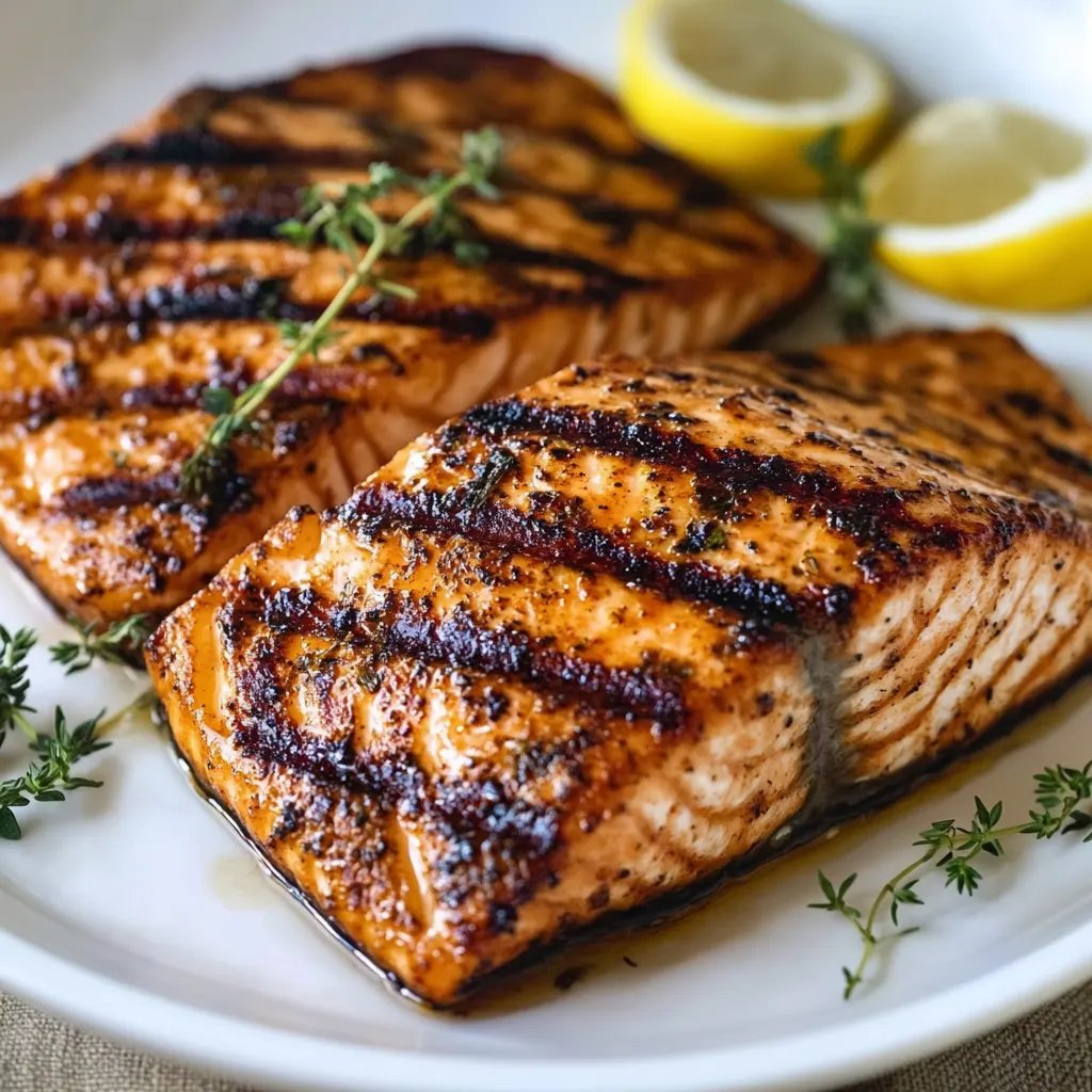 Grilled Salmon with the Best Salmon Seasoning