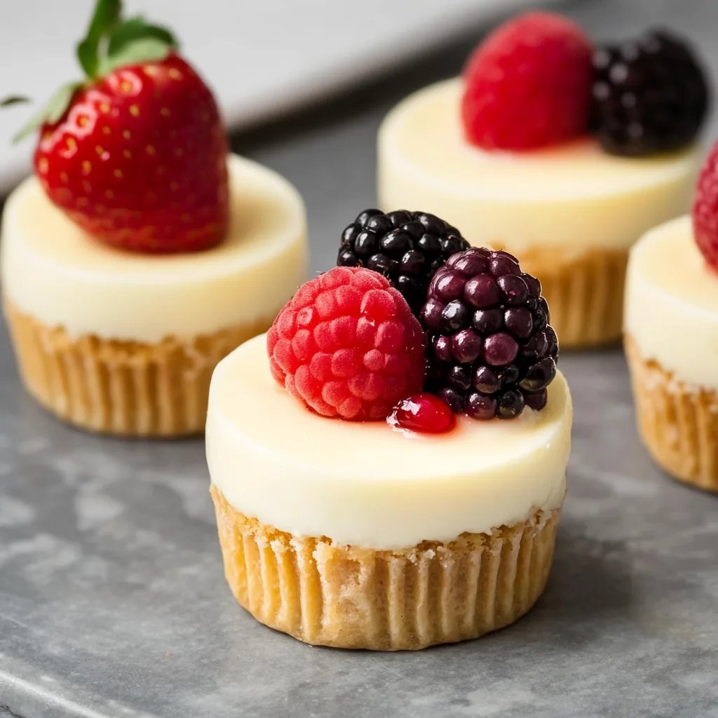 Easy Mini Cheesecakes