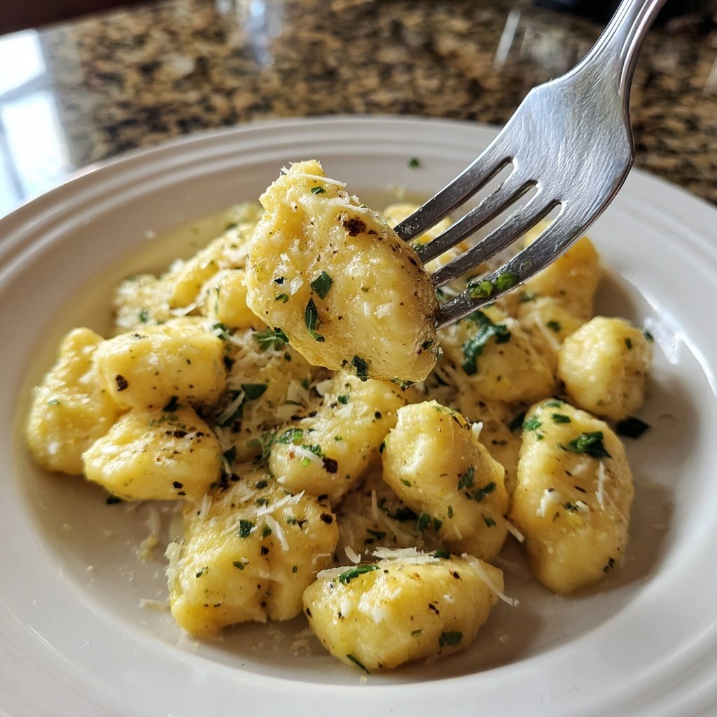 Ricotta and Lemon Gnocchi for Two